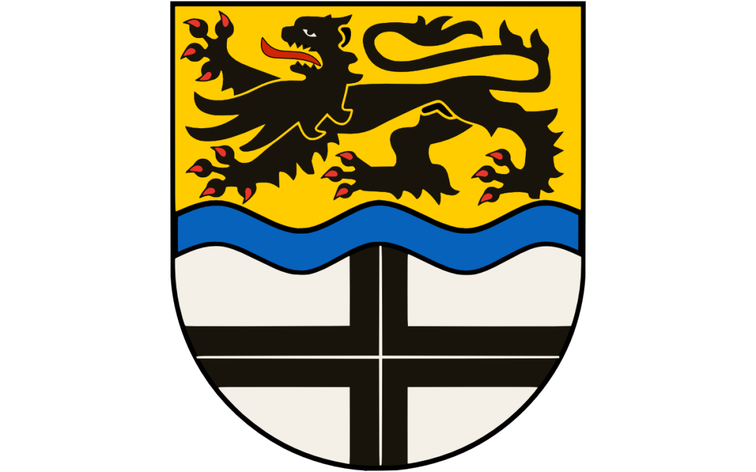 Auf dem Bild wird das Wappen der Stadt Dormagen angezeigt
