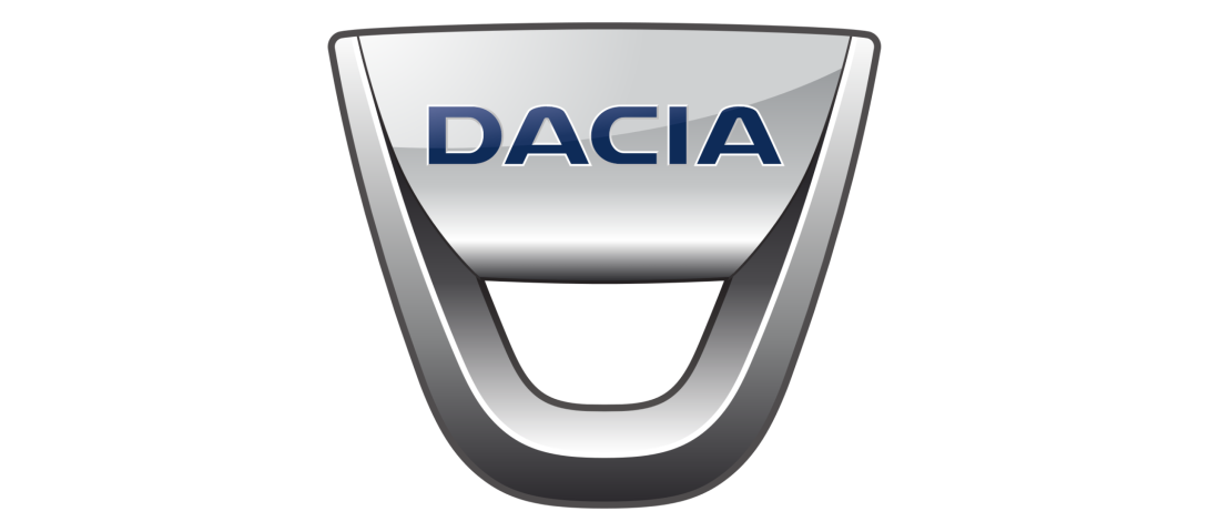 Markenlogo von Dacia Fahrzeugen gerunden bei Wirkaufenautos24