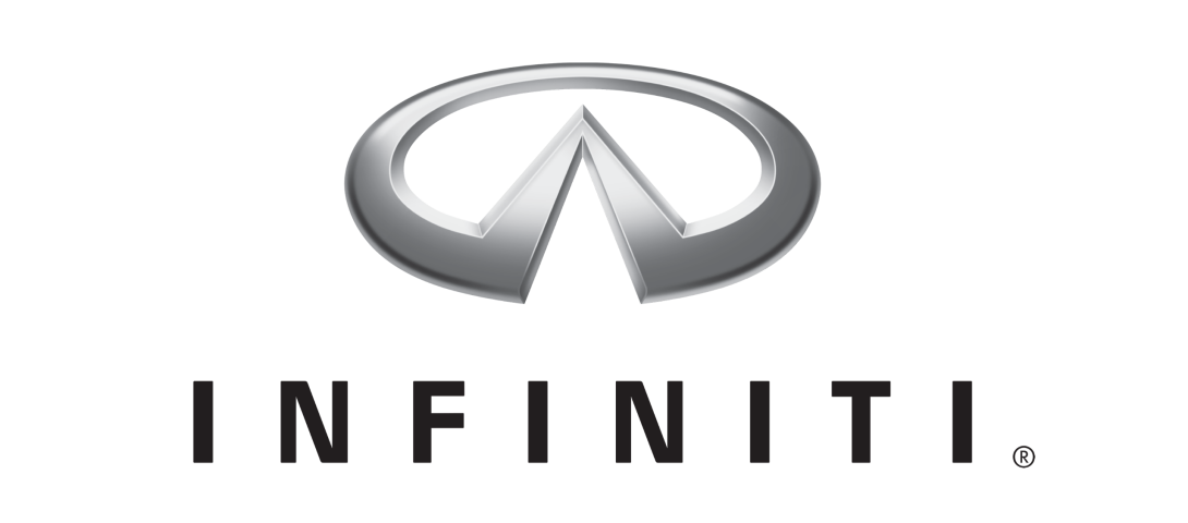 Markenlogo von Infiniti Fahrzeugen gerunden bei Wirkaufenautos24