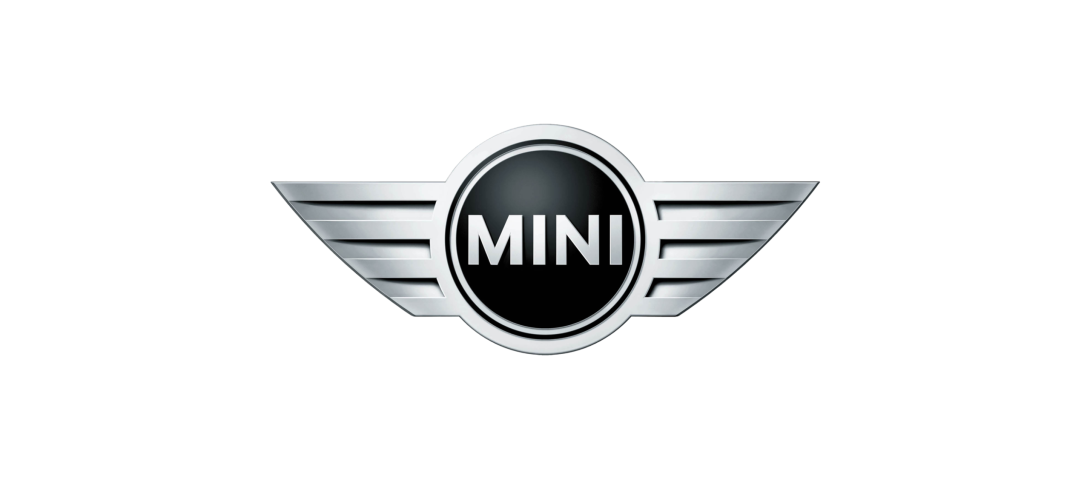 Markenlogo von MINI Fahrzeugen gerunden bei Wirkaufenautos24