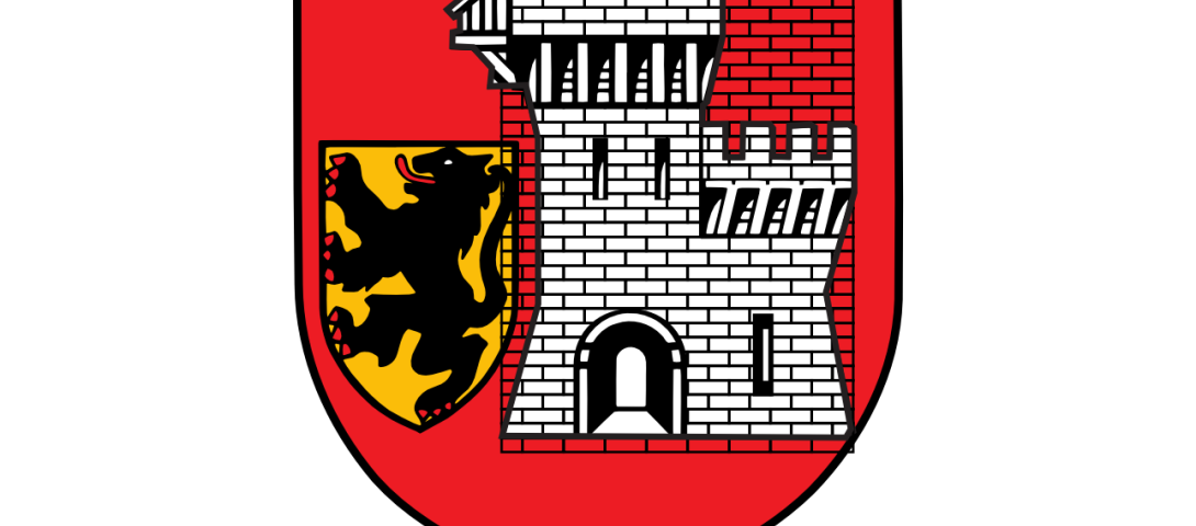 Auf dem Bild wird das Wappen der Stadt Grevenbroich angezeigt