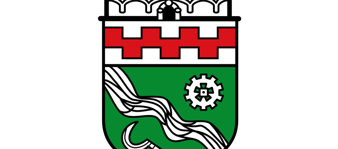 Auf dem Bild wird das Wappen der Stadt Hilden angezeigt